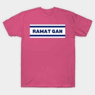 Ramat Gan City in Israel Flag Colors T-Shirt